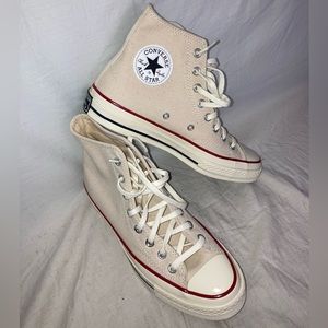 BRAND NEW Converse Chuck 70 Vintage Canvas High Tops Parchment/Garnet/Egret